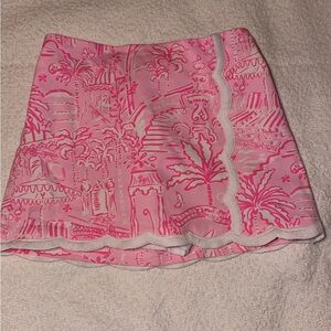 Lilly Pulitzer Pink and White Skirt